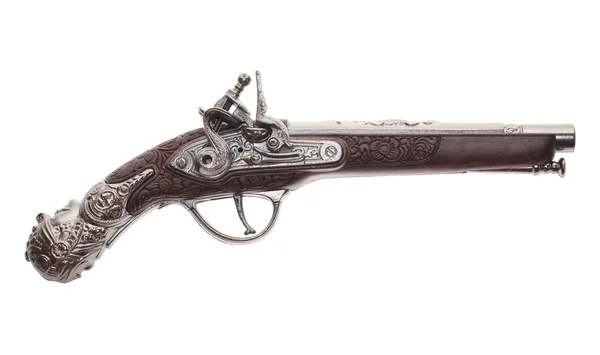 Antique musket on white background — Stock Photo, Image