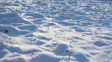 Kış sahne. Kış manzarası