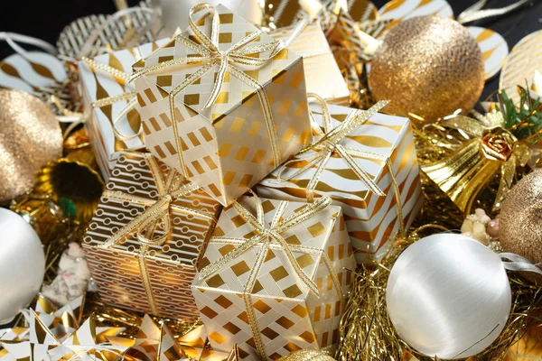 A pile of Christmas gifts — Stock Photo, Image
