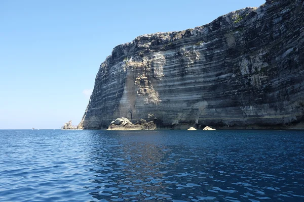 Lampedusa adası feneri — Stok fotoğraf