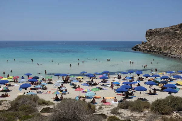 Isola italiana lampedusa — Foto Stock