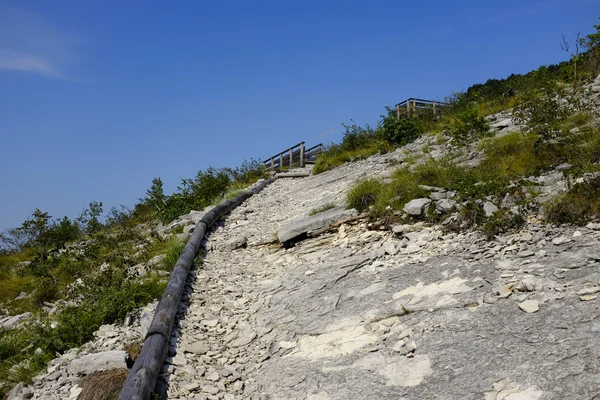 Stenen op de trail — Stockfoto