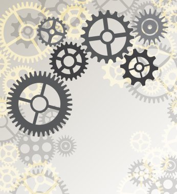 Vektör mekanizma cogwheels