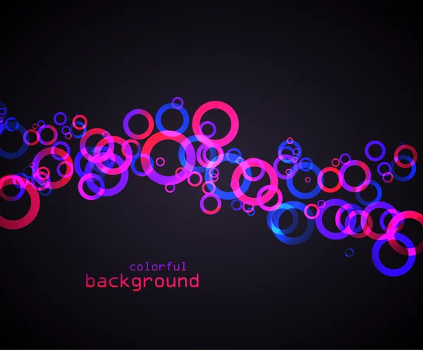 Abstracte gekleurde cirkels — Stockvector