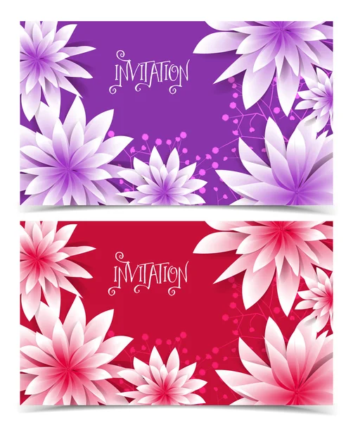 Floral color design — Stock Vector