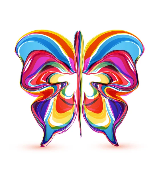 Vector abstract kleurrijk vlinders — Stockvector