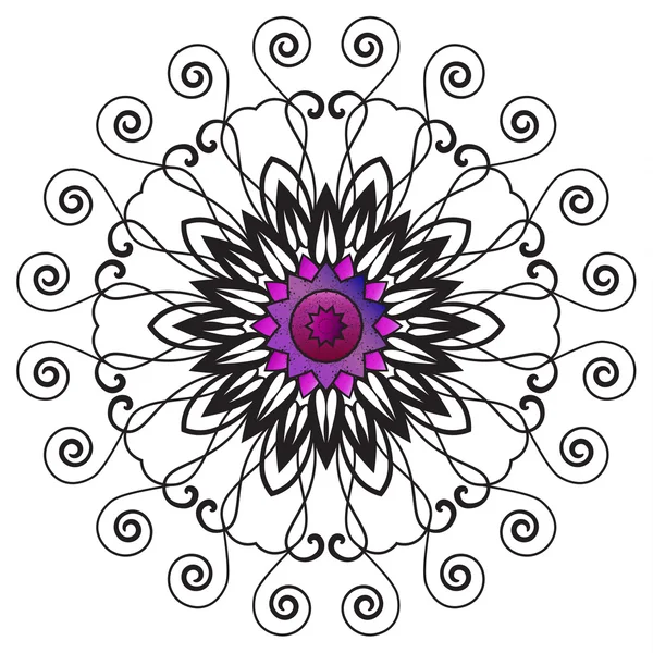 Floral ornament patroon — Stockvector