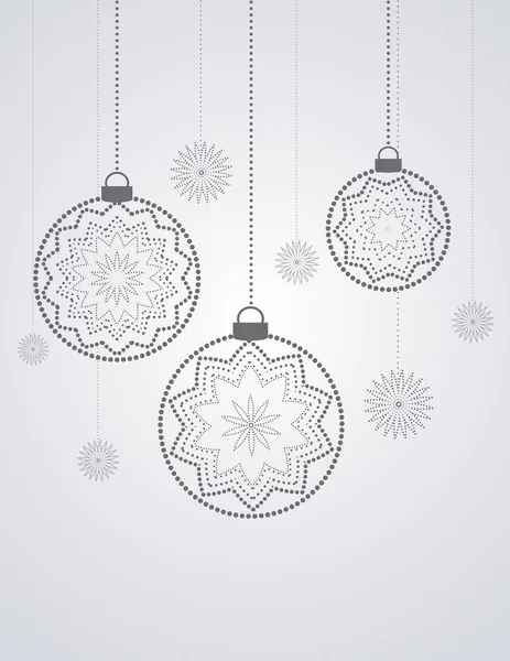 Boules de Noël vectorielles — Image vectorielle