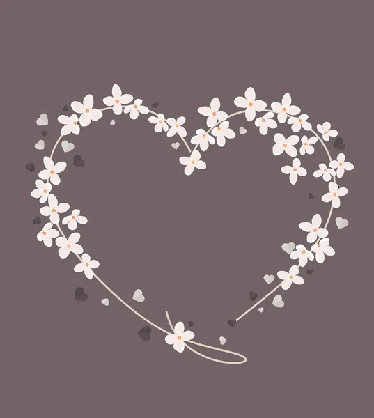 Flower shaped heart Royalty Free Stock Illustrations