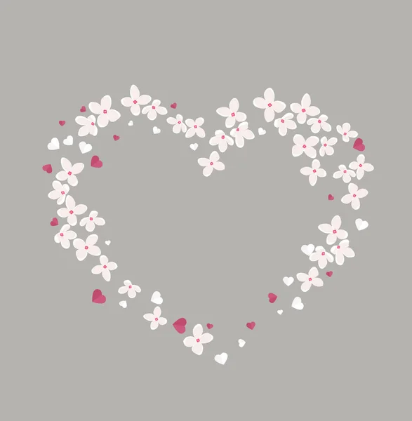 Flower shaped heart Royalty Free Stock Vectors