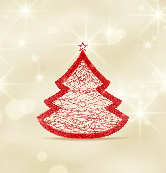 Árbol de Navidad — Vector de stock