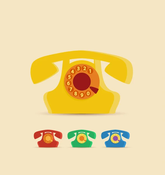 Telefone retro —  Vetores de Stock