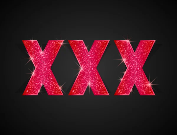 Xxx tekst — Stockvector