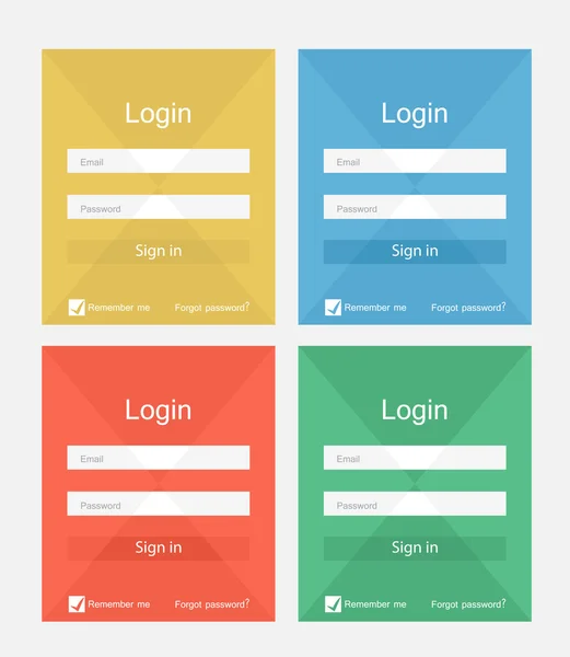 Autentificare membru — Vector de stoc