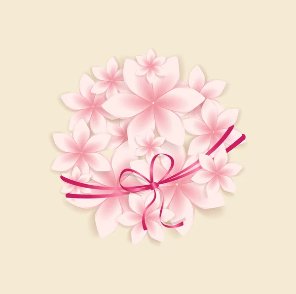 Bloemen achtergrond — Stockvector