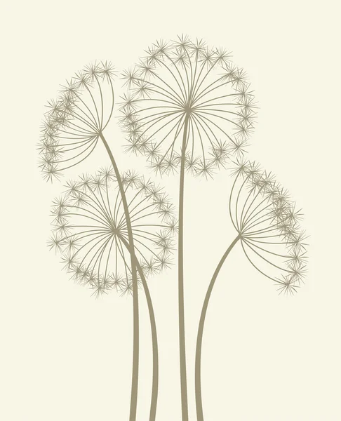 Bloemen achtergrond — Stockvector