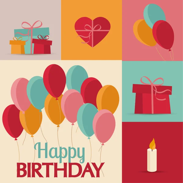 Happy Birthday — Stock Vector