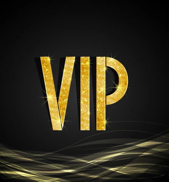 Tarjeta Vip — Vector de stock