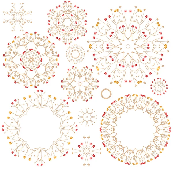 Modèle d'ornement floral — Image vectorielle