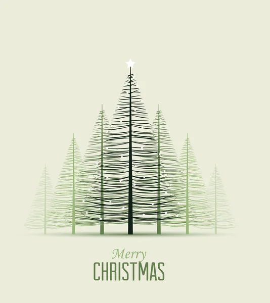 Arbres de Noël — Image vectorielle