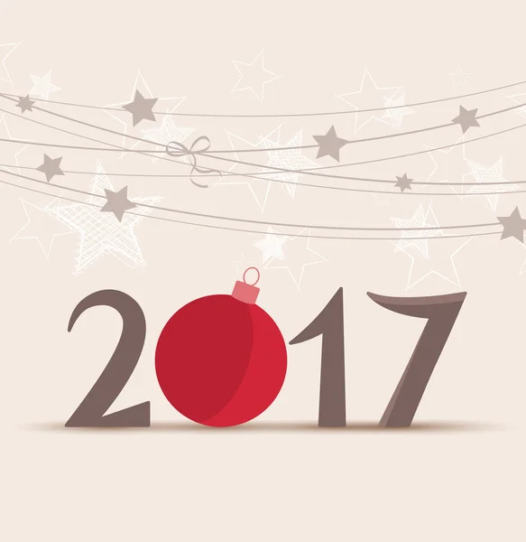 Новый 2017 год — стоковый вектор