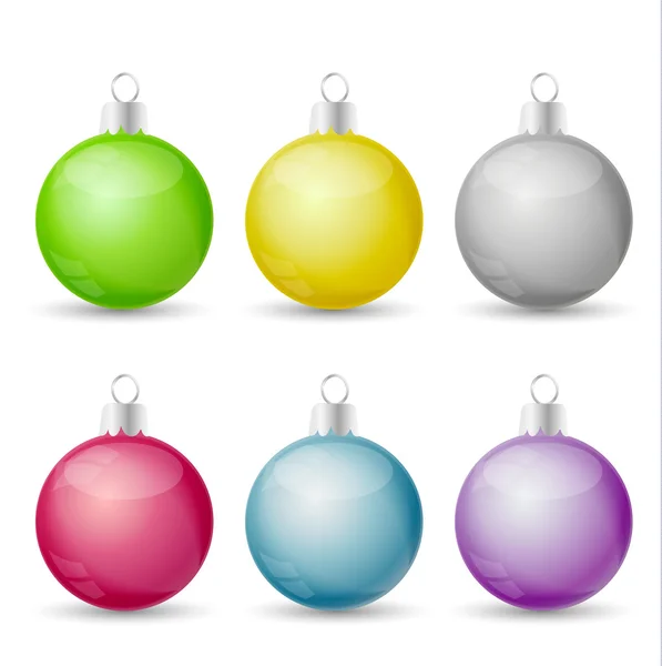 Vector Christmas balls — Stock Vector