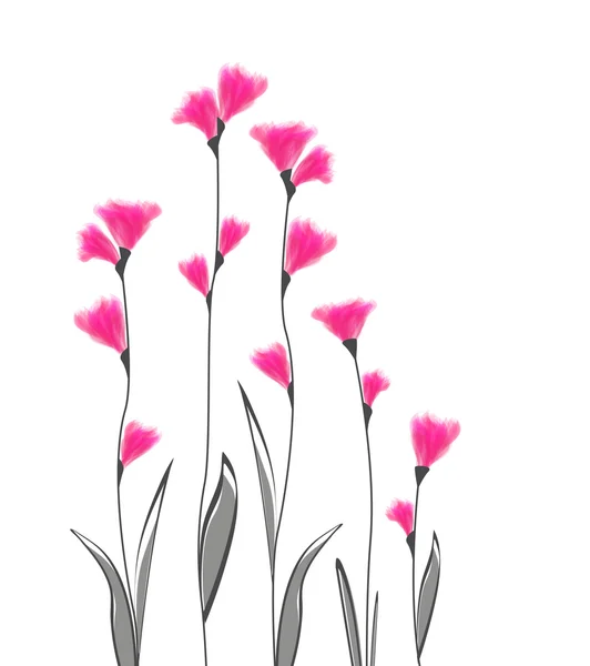 Vector illustratie bloemen — Stockvector