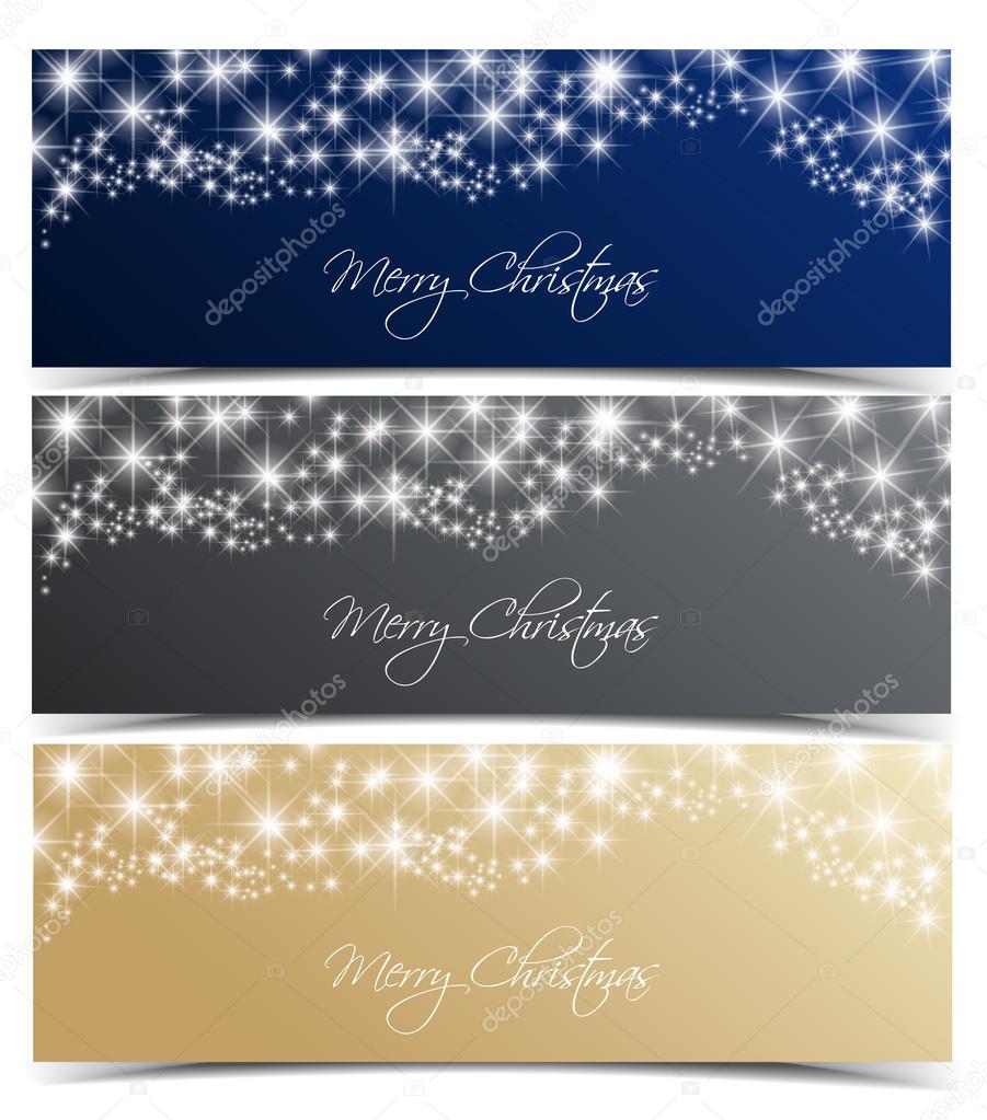 Vector Christmas banners