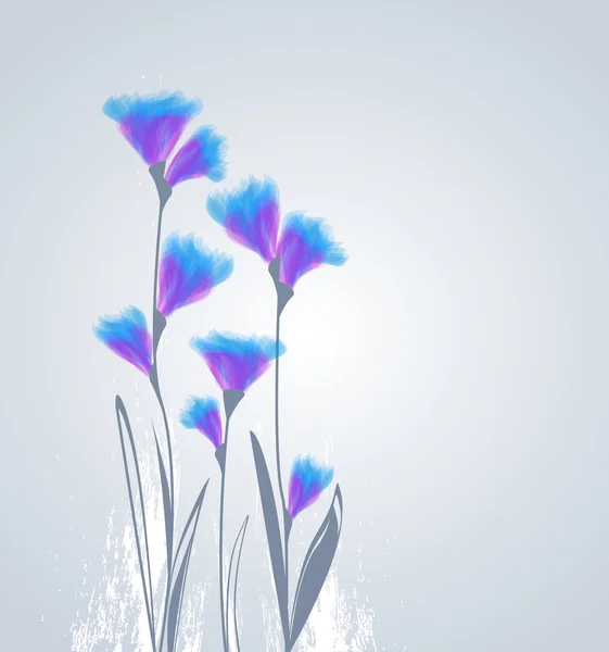 Vektor illustration blommor — Stock vektor