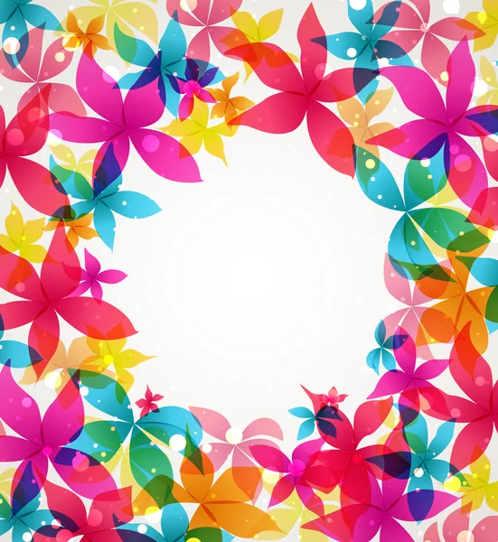Vector Abstract flowers — Stock Vector
