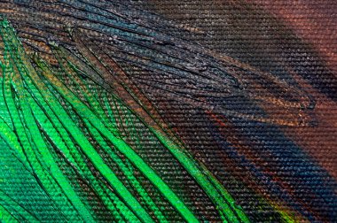 Elle boyanmış tuvalin yakın görüntüsü. Farklı kullanımlar için soyut arkaplan.