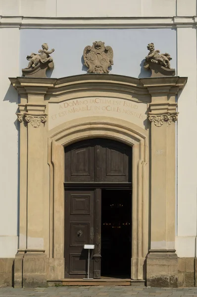 Kościół Pielgrzymkowy Najświętszej Marii Panny Sloup Republika Czeska Morawy Południowe — Zdjęcie stockowe
