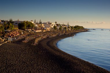 Kamari Beach.