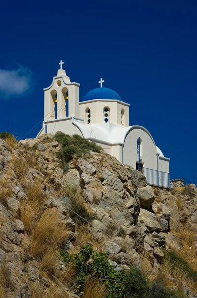 Iglesia Ortodoxa en Kamari . — Foto de Stock