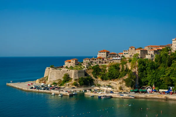 La città Ulcinj . Foto Stock Royalty Free