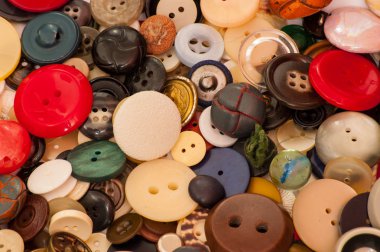 Bir koleksiyonu old düğmeleri.