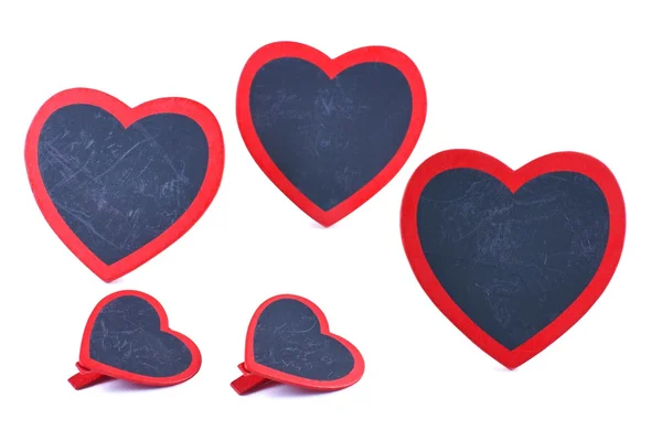 Heart, wooden plaque in the shape of heart, Valentine's Day — Stock Photo, Image