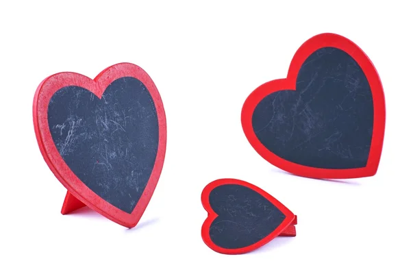 Corazón, placa de madera en forma de corazón, Día de San Valentín — Foto de Stock