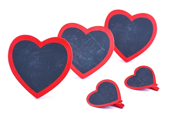 Heart, wooden plaque in the shape of heart, Valentine's Day — Stock Photo, Image