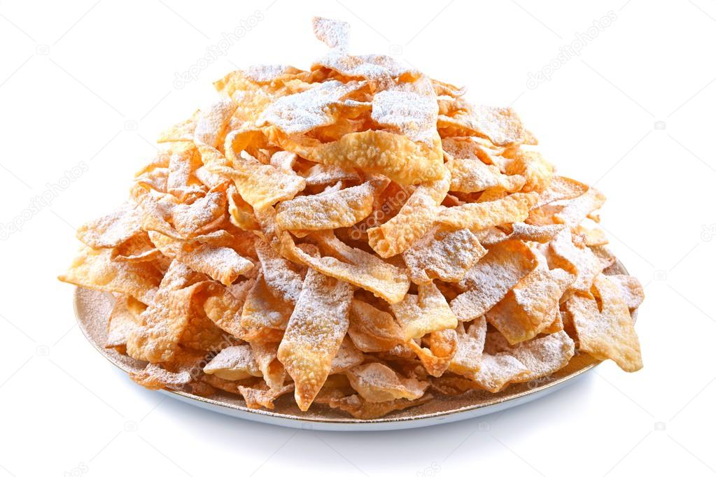 Angel wings (Faworki), cakes deep-fried in oil to celebrate Fat Thursday