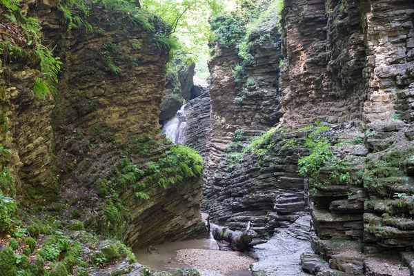 Les paysages montagneux majestueux de la réserve naturelle du Caucase — Photo