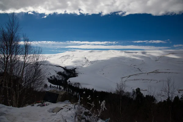 El majestuoso paisaje montañoso de la Reserva Natural del Cáucaso —  Fotos de Stock