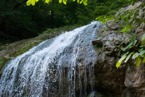 Il maestoso scenario montano della Riserva Naturale del Caucaso Fotografia Stock