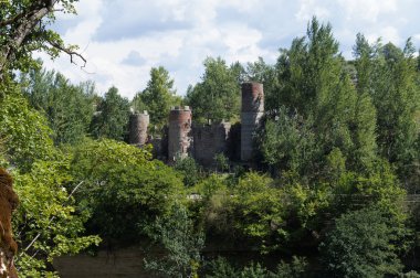 Kafkasya tabiatı görkemli dağ manzarası
