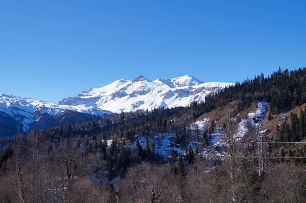 A majestosa paisagem montanhosa da Reserva Natural do Cáucaso — Fotografia de Stock