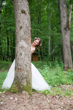 Sevimli gelin portresi