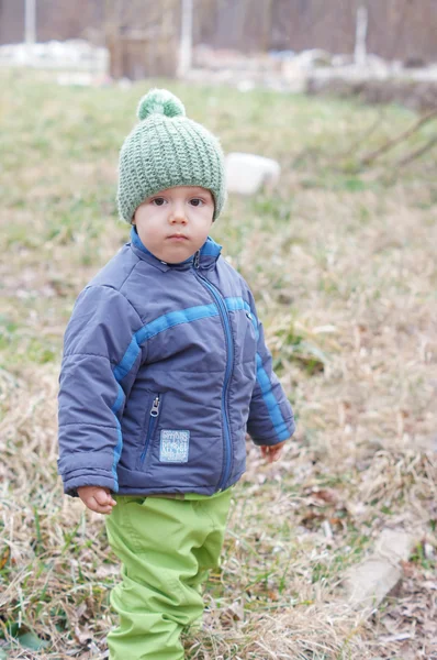 Портрет милого маленького хлопчика — стокове фото