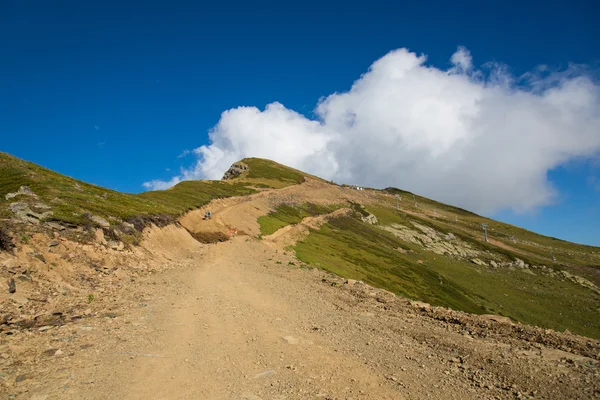 Bellissime e maestose montagne della Riserva Naturale del Caucaso — Foto Stock