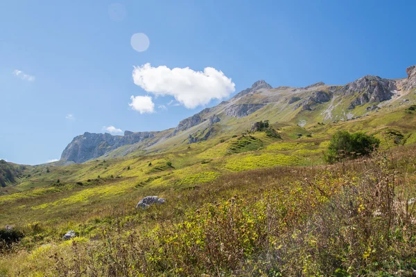 Mooi berglandschap van het natuurreservaat van de Kaukasus — Stockfoto