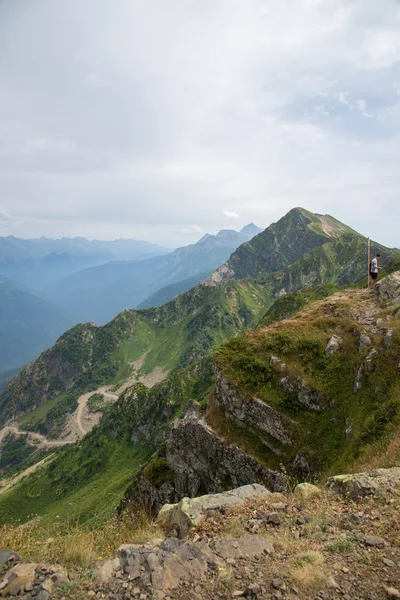 Beautiful mountain scenery of the Caucasus Nature Reserve — Stock Photo, Image